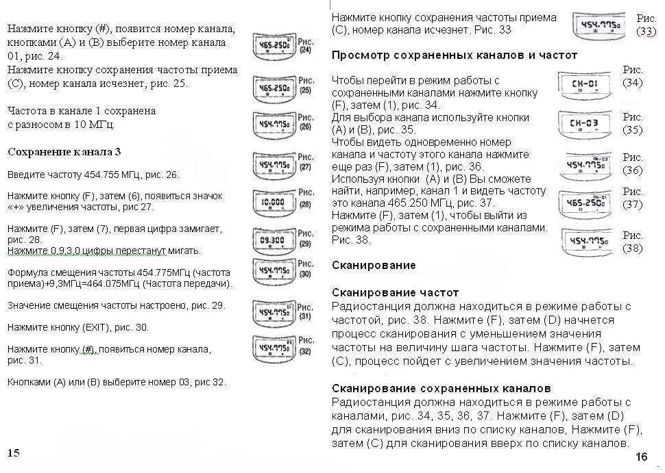 KENWOOD TH-K4AT инструкция страница 15-16